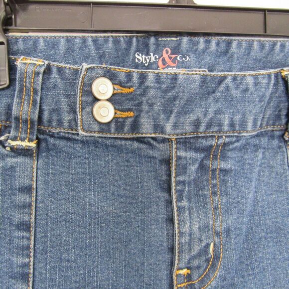 Style & Co. Bootcut Jeans Women's Size 10 Medium Wash Blue - Picture 7 of 8